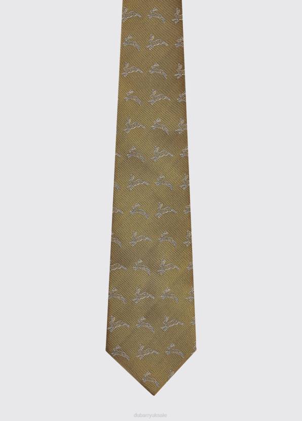 Dubarry Accessories Men Lacken Silk Tie Gold 862D1049