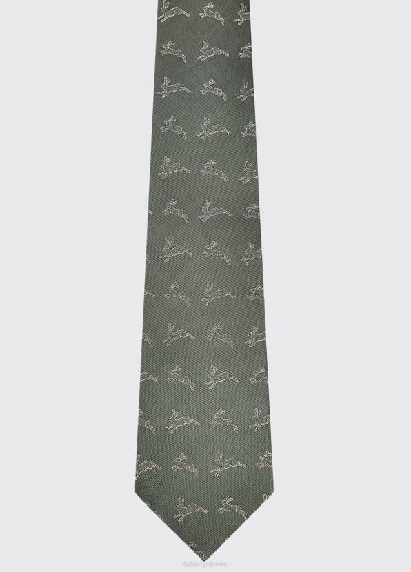 Dubarry Accessories Men Lacken Silk Tie Olive 862D1053
