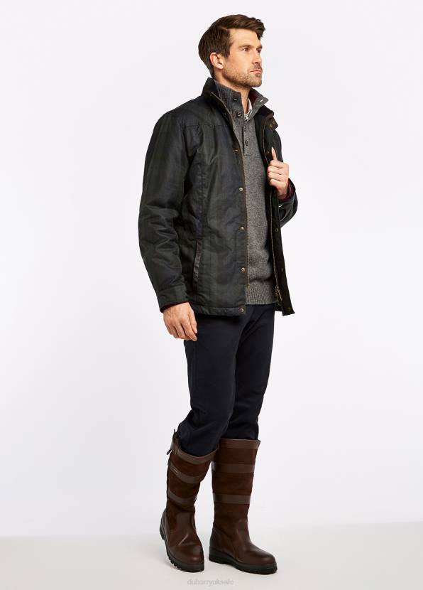 Dubarry Clothing Men Ballymote Wax Jacket Black Watch 862D1146
