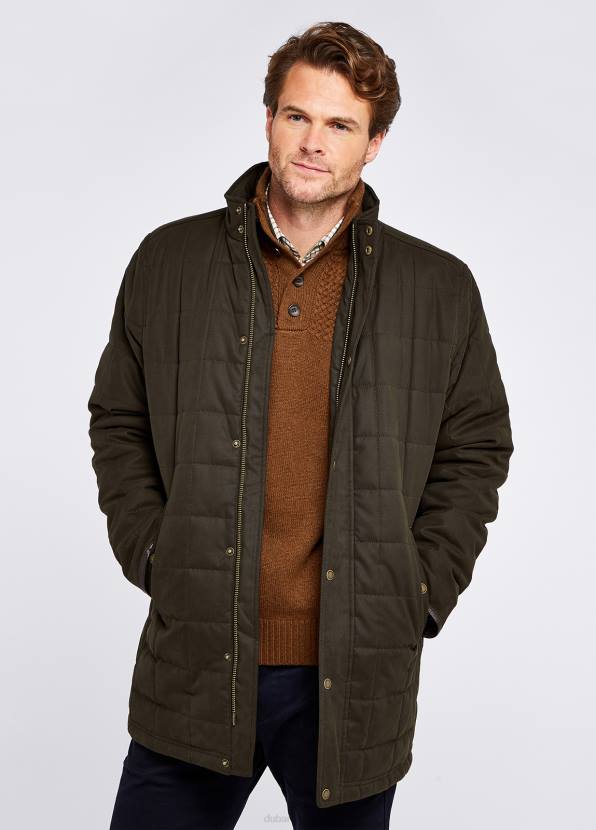 Dubarry Clothing Men Cashel Quilted Jacket Verdigris 862D1000