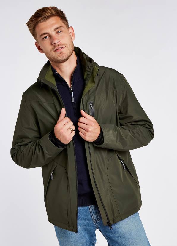 Dubarry Clothing Men Charleville Waterproof Jacket Pesto 862D930