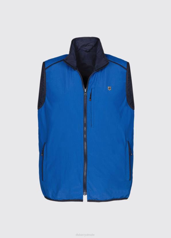 Dubarry Clothing Men Killashee Reversible Lightweight Gilet Cobalt 862D1186