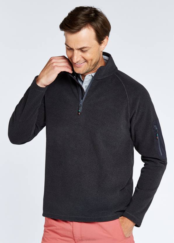 Dubarry Clothing Men Monaco Quarter-zip Fleece Graphite 862D990
