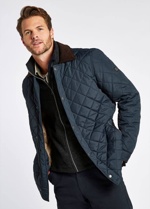 Dubarry Clothing Men Mountusher Quilted Jacket Navy 862D987