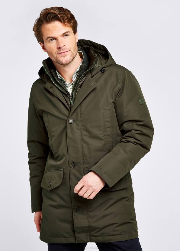 Dubarry Clothing Men Urlingford Down Parka Jacket Ivy 862D1008