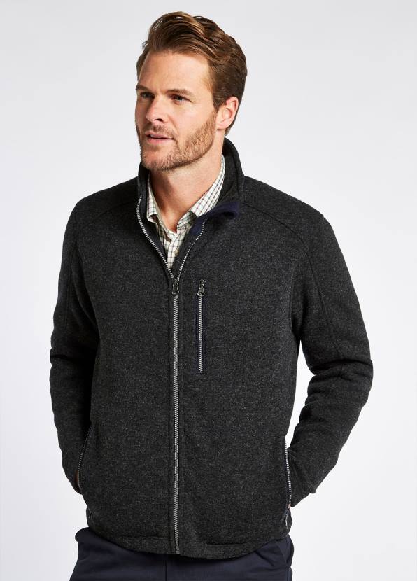 Dubarry Clothing Men Whitepark Full Zip Jacket Carbon 862D1009