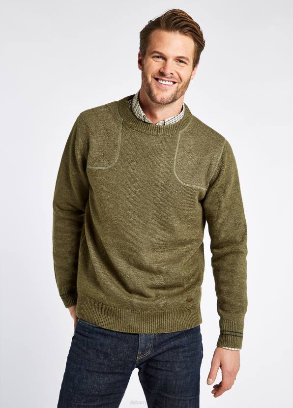 Dubarry Clothing Men Clarinbridge Crew Neck Sweater Dusky Green 862D991