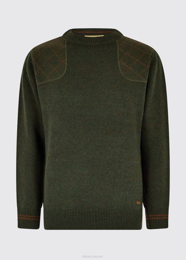 Dubarry Clothing Men Clarinbridge Crew Neck Sweater Olive 862D995