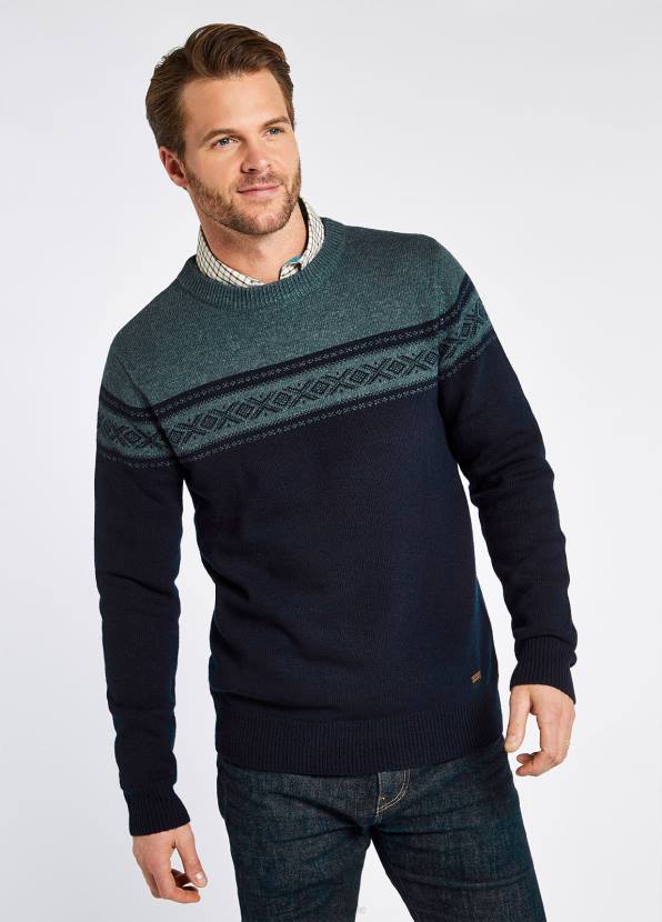Dubarry Clothing Men Longley Crew Neck Sweater Navy 862D1188