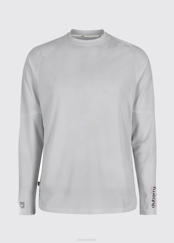 Dubarry Clothing Men Ancona Long-sleeved t-shirt Platinum 862D1203