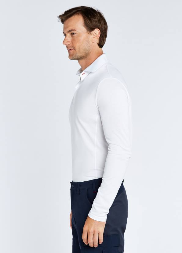 Dubarry Clothing Men Freshford Long-sleeved Polo White 862D997
