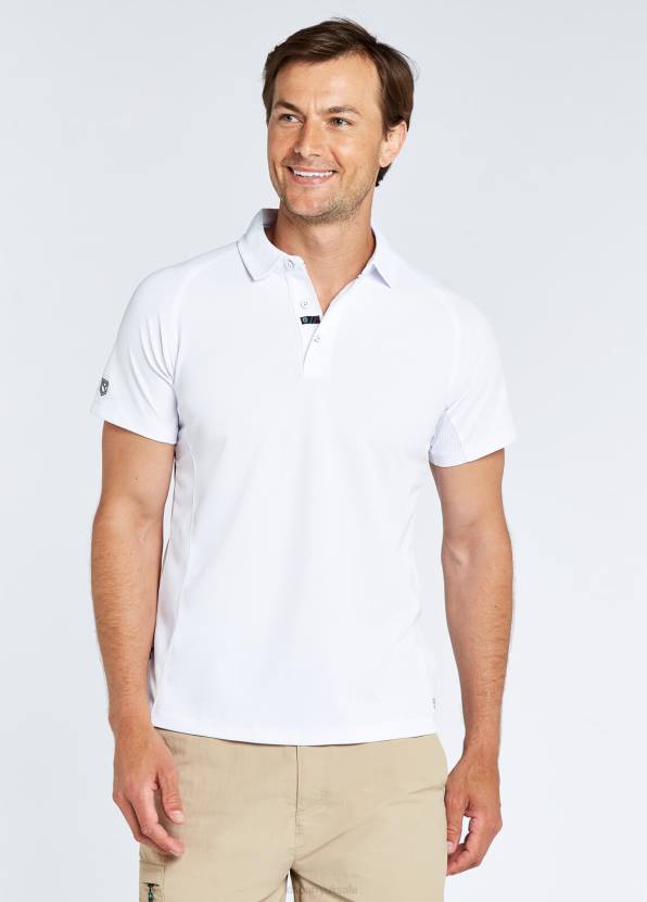 Dubarry Clothing Men Menton Technical Polo White 862D977