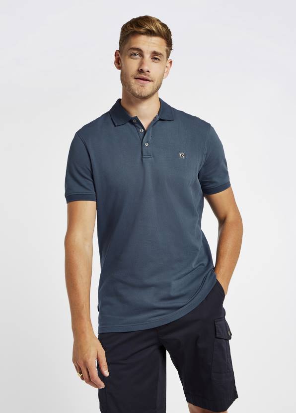 Dubarry Clothing Men Quinlan 4-way Stretch Polo Steel 862D932