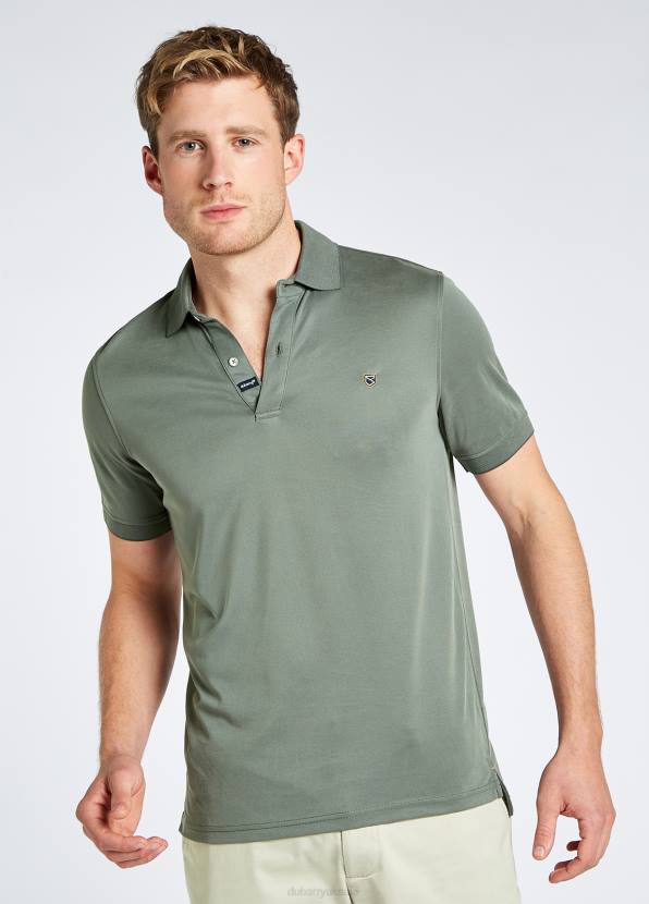 Dubarry Clothing Men Sweeney Polo Pesto 862D1005