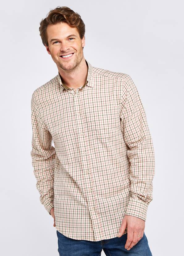 Dubarry Clothing Men Connell Tattersall Check Shirt Dusky Green 862D1160