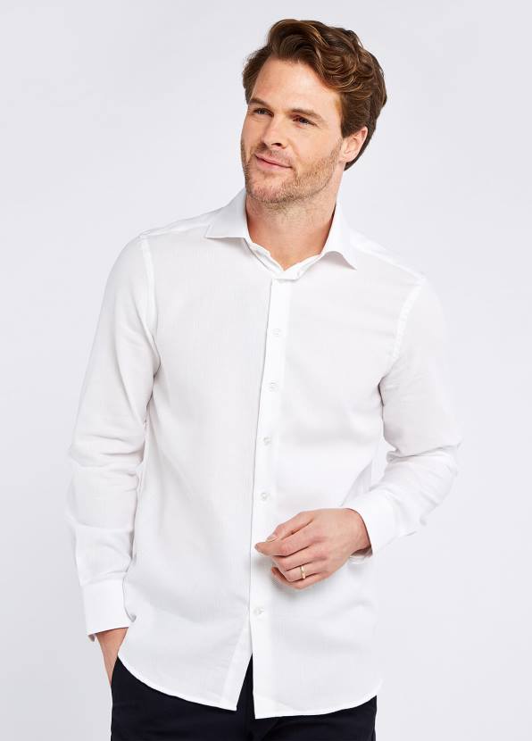 Dubarry Clothing Men Herbert Tailored Fit Shirt White 862D1136