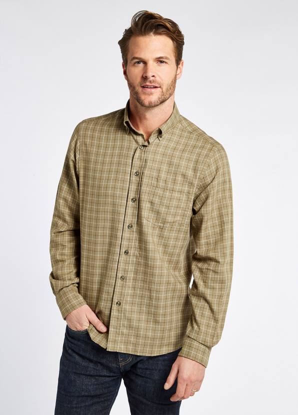 Dubarry Clothing Men Hollymount Check Shirt Dusky Green 862D1161