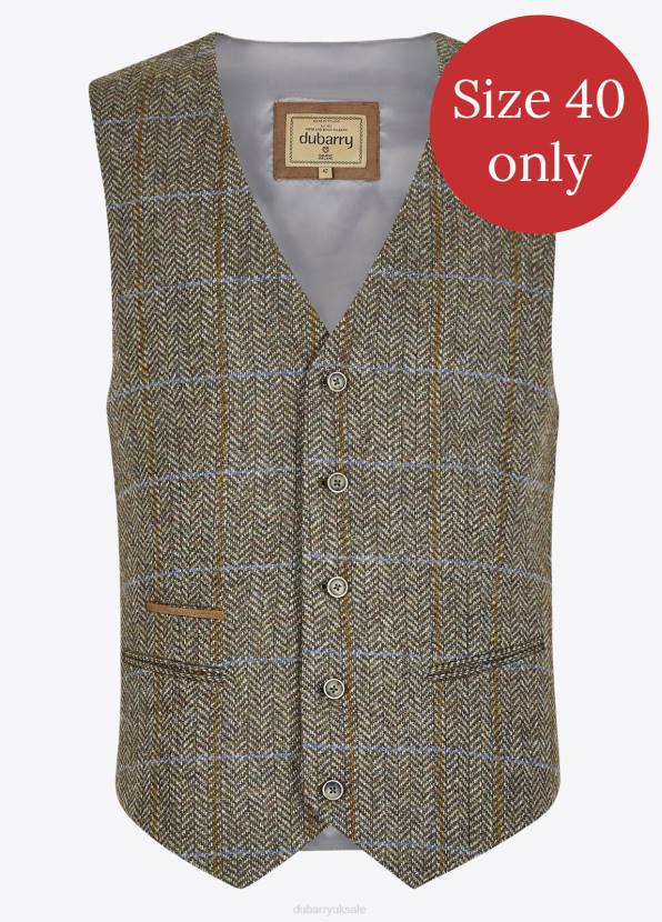 Dubarry Clothing Men Ballyshannon Tweed Waistcoat Woodbine 862D1131