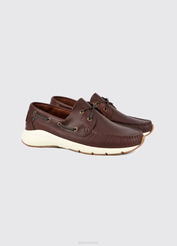 Dubarry Footwear Men Dungarvan Lightweight Deck Shoe Mahogany 862D900