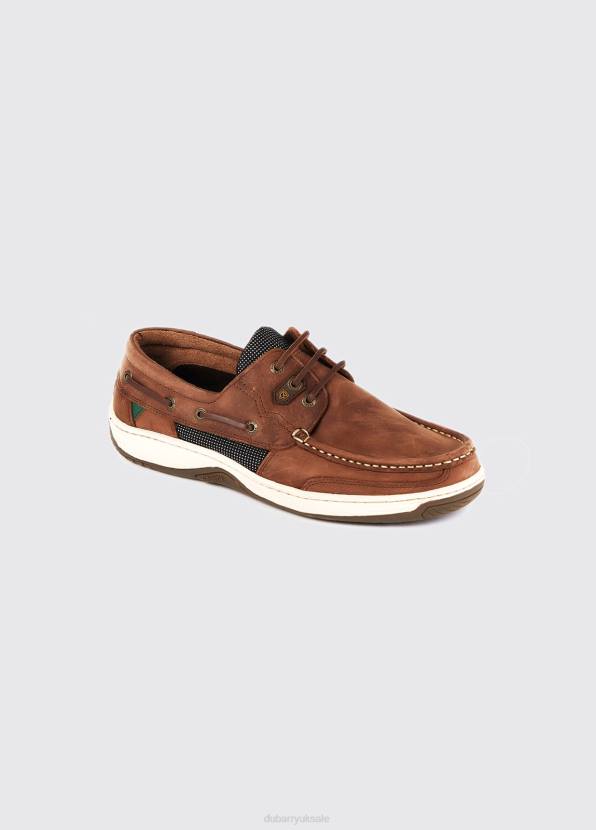 Dubarry Footwear Men Regatta Deck Shoe Chestnut 862D907