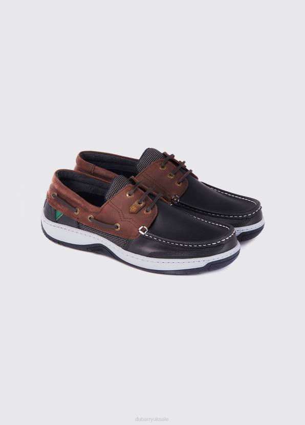 Dubarry Footwear Men Regatta Deck Shoe Navy/Brown 862D920