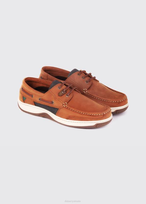 Dubarry Footwear Men Regatta Deck Shoe Whiskey 862D1155