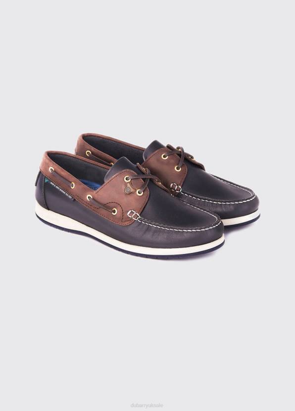 Dubarry Footwear Men Sailmaker X LT Deck Shoe Navy/Brown 862D890