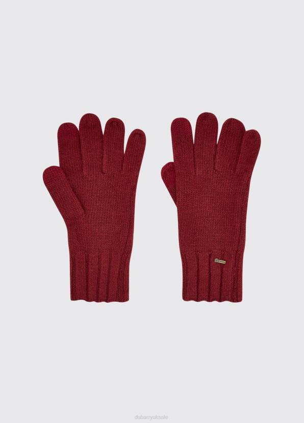 Dubarry Accessories Women Hayes Knitted Gloves Ruby 862D727