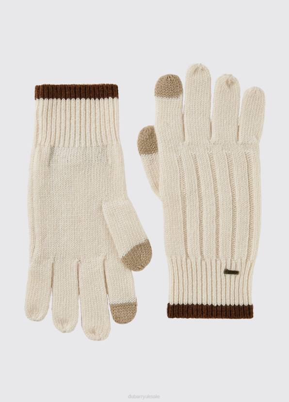 Dubarry Accessories Women Marsh Knitted Gloves Chalk 862D338