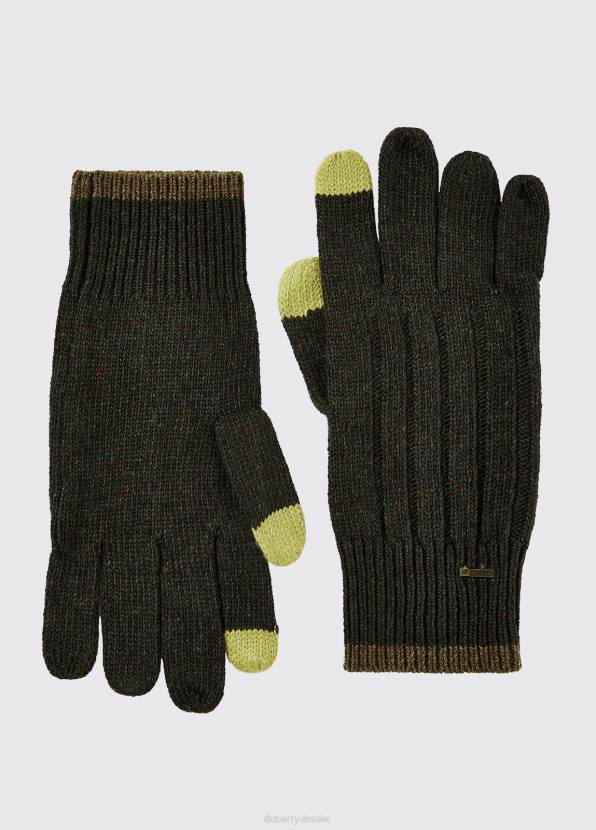 Dubarry Accessories Women Marsh Knitted Gloves Olive 862D458