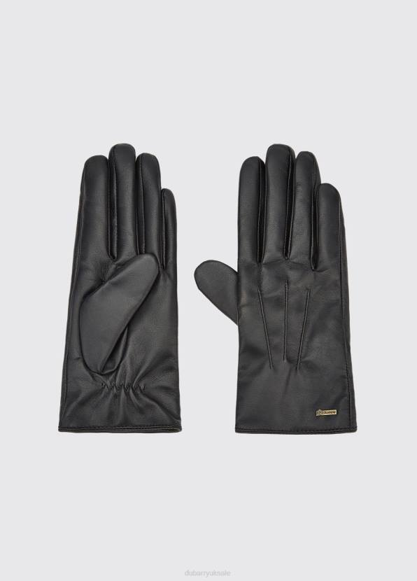 Dubarry Accessories Women Sheehan Leather Gloves Black 862D448