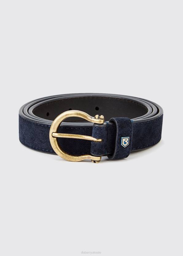 Dubarry Accessories Women Archway Suede Belt Navy 862D455