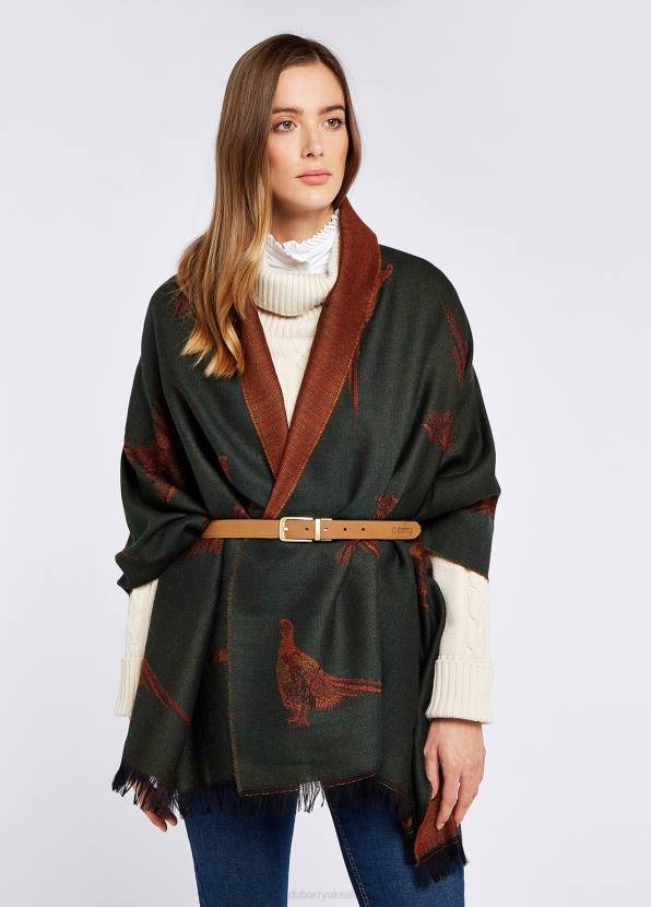 Dubarry Accessories Women Birchdale Wool Stole Ivy 862D275