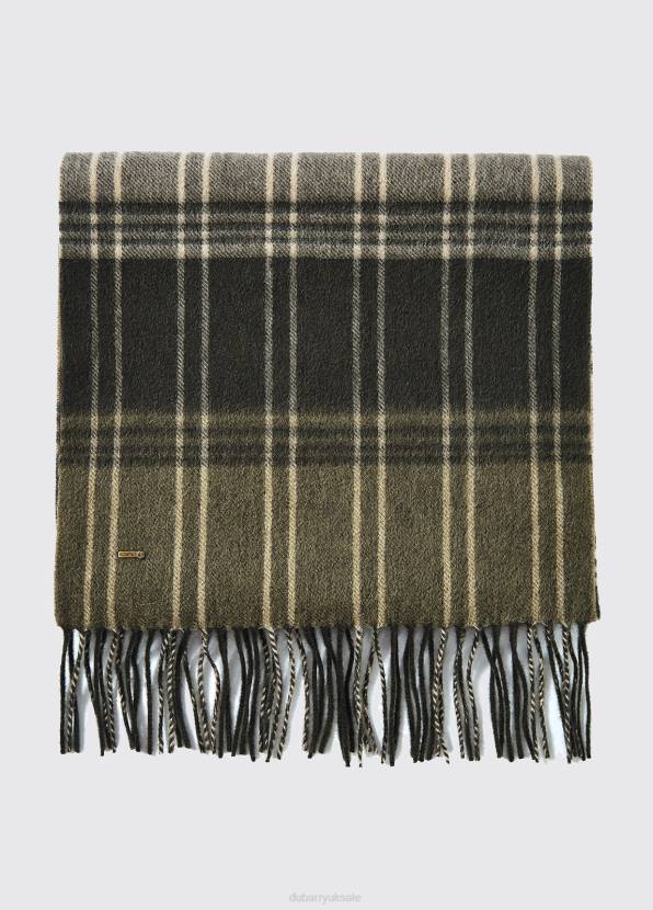Dubarry Accessories Women Gleneagle Wool Scarf Olive 862D459