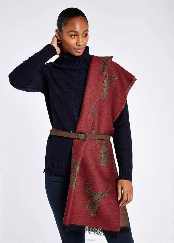 Dubarry Accessories Women Heatherbell Stole Cardinal 862D399