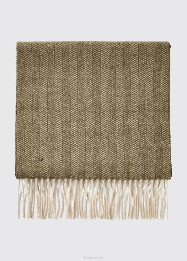 Dubarry Accessories Women Kingsley Wool Scarf Olive 862D424