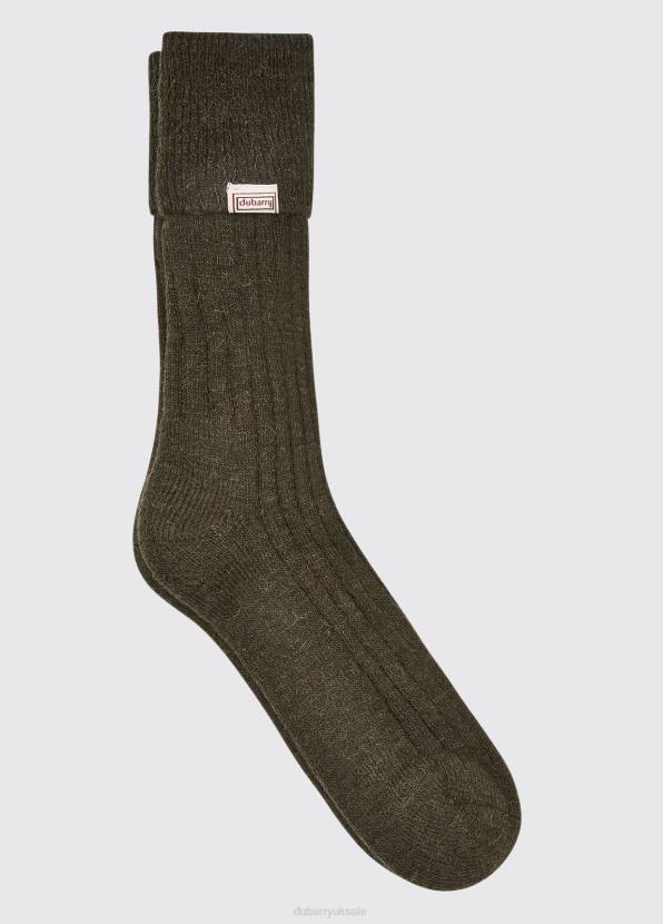 Dubarry Accessories Women Holycross Alpaca Socks Olive 862D411