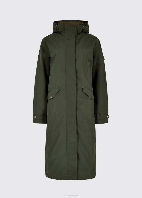 Dubarry Clothing Women Alderford Waterproof Coat Pesto 862D177