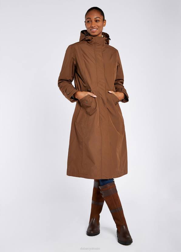 Dubarry Clothing Women Alderford Waterproof Coat Walnut 862D527