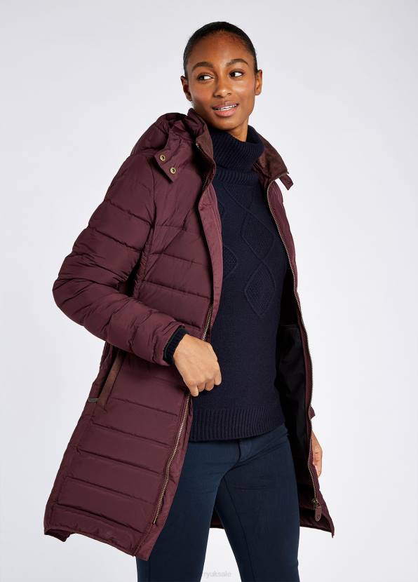 Dubarry Clothing Women Ballybrophy Quilted Jacket Currant 862D257