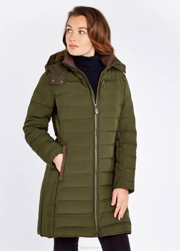 Dubarry Clothing Women Ballybrophy Quilted Jacket Olive 862D185