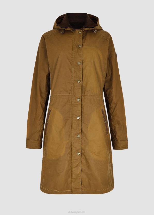 Dubarry Clothing Women Ballyvaughan Wax Coat Harvest Gold 862D684