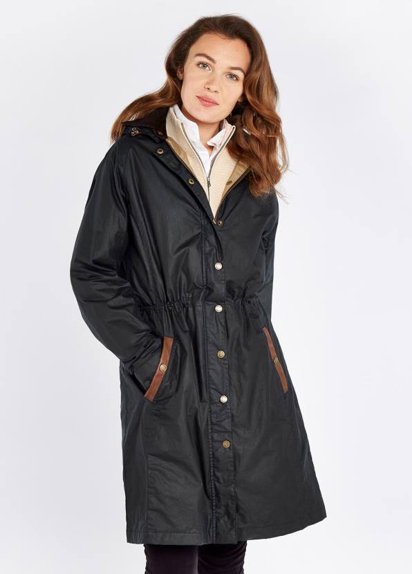 Dubarry Clothing Women Ballyvaughan Wax Coat Midnight 862D654