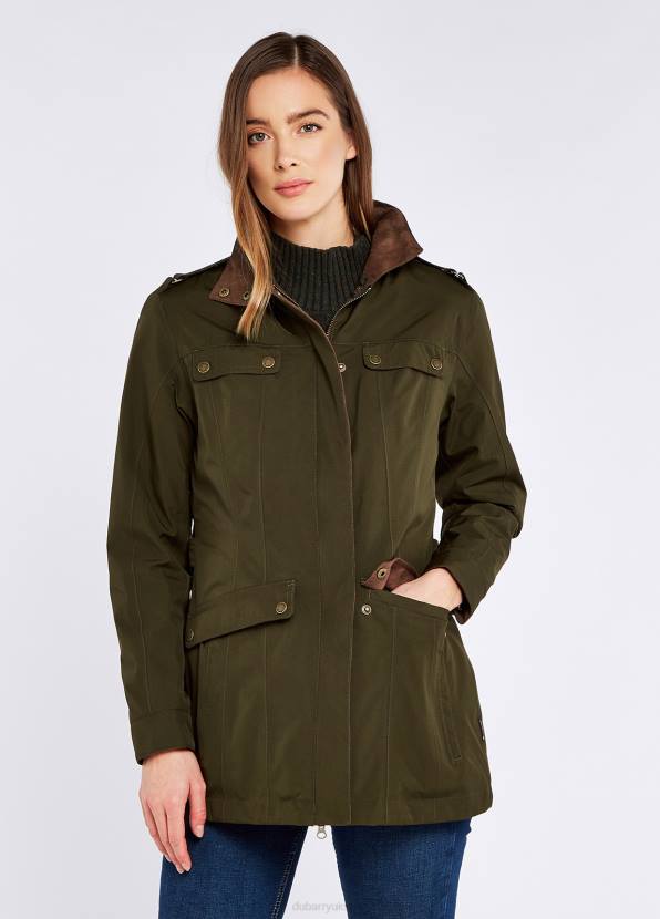 Dubarry Clothing Women Banville Utility Jacket Olive 862D509