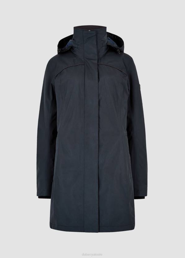 Dubarry Clothing Women Beaufort Travel Coat Navy 862D215