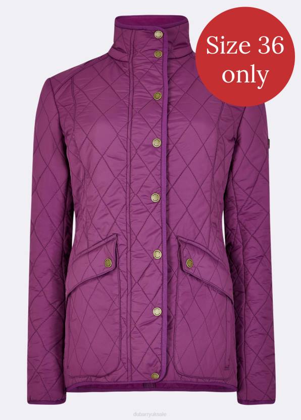 Dubarry Clothing Women Bettystown Quilted Coat Berry 862D662