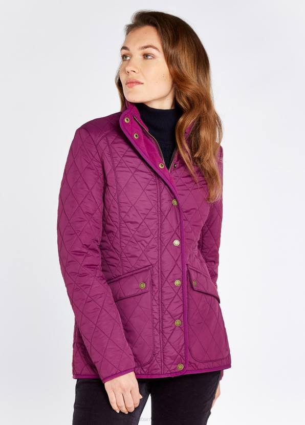 Dubarry Clothing Women Bettystown Quilted Coat Berry 862D662