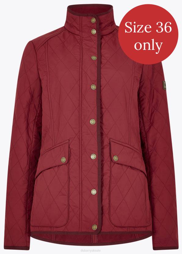 Dubarry Clothing Women Bettystown Quilted Coat Ruby 862D756