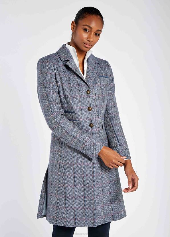 Dubarry Clothing Women Blackthorn Wool Coat Denim Haze 862D209