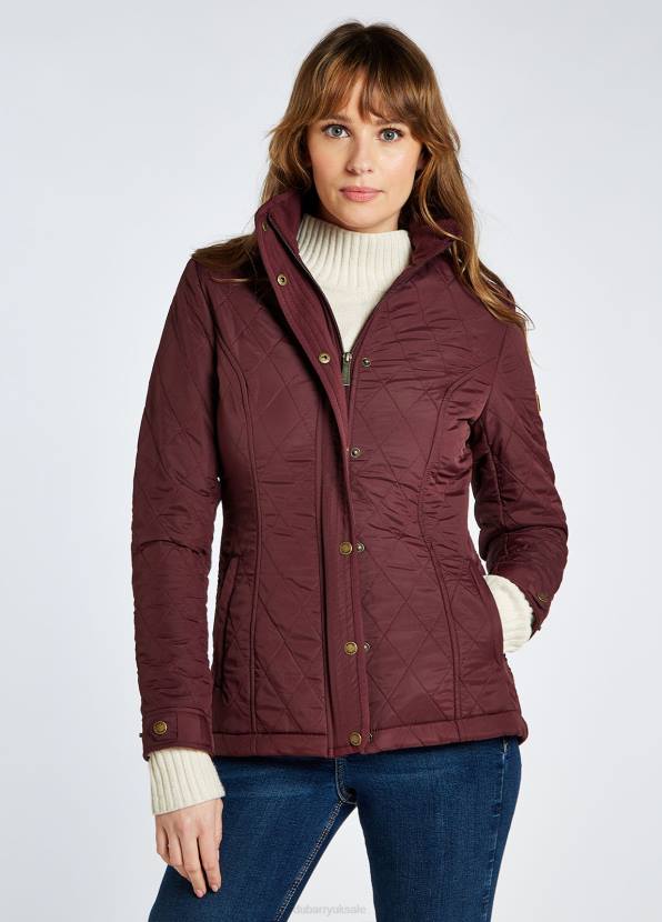 Dubarry Clothing Women Camlodge Quilted Jacket Currant 862D553